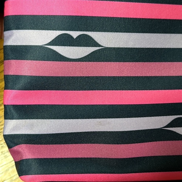 KATE SPADE Jae Nylon Lip Print Pink Multi Crossbody - Picture 16 of 16